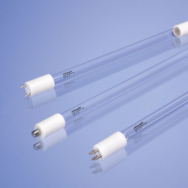 Straight tube sterilization lamp