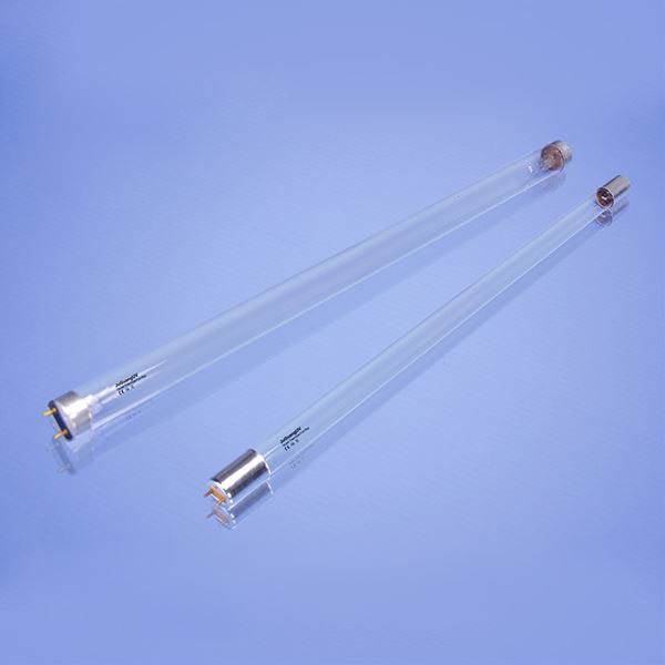 Double ended double needle straight tube sterilization lamp