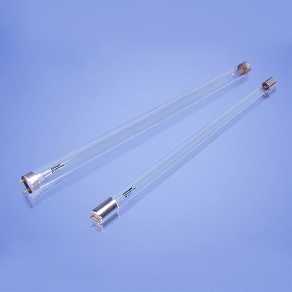 Double ended double needle straight tube sterilization lamp