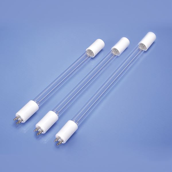 Single ended four needle straight tube sterilization lamp